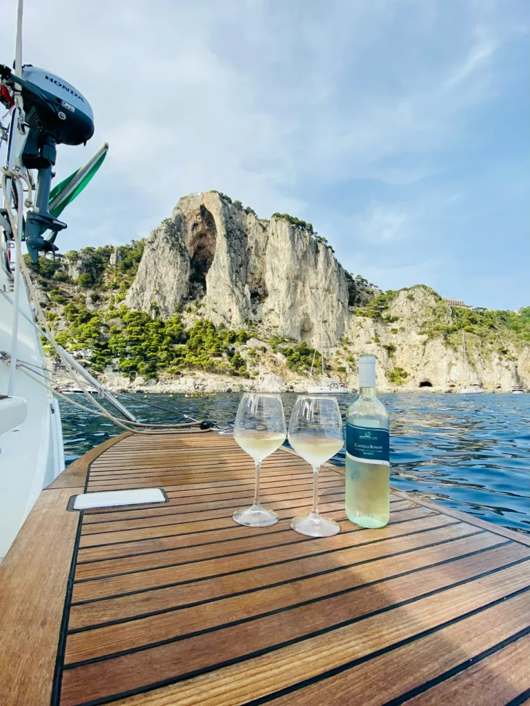 yacht wine service